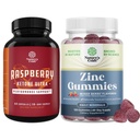 Bundle of Raspberry Ketones, Green Tea Extract & African Mangga Blend and Extra Strength Zinc Gummies for Dewata - Power Ingreations to Speed Up Weight Loss, Gluten and Gelatin Free
