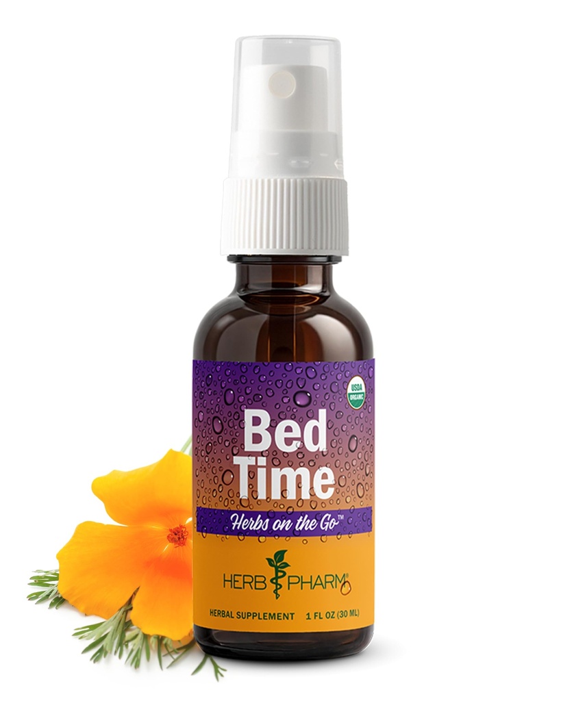 Herb Pharm Herbs on The Go Portabel Spray, Bed Time 1 Fl Oz