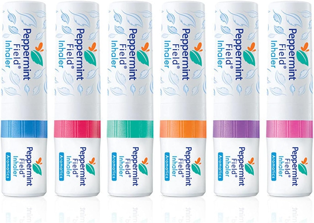 Peppermint Field Nasal Inhaler - Kuat Peppermint Thai Inhaler - pak 6