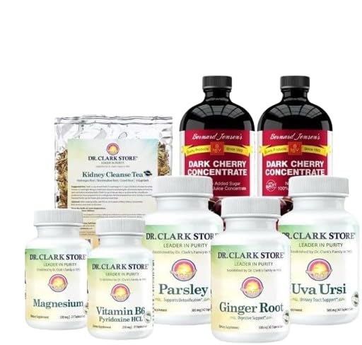 Dr. Clark 3 Minggu Kidney Cleanse - Vegetarian - Tanaman berbasis Tapioca Capsules