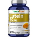 NusasPure Lutein 40mg 180 Veggie Capsules (Non- GMO, Vegan)