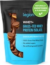 LEGION Whiy + Protein Whey Isolate dari Grass Fed Cows - Whiy Protein Isolate Powder Low Calorie, Non-GMO, Sugar Free, Laktosa dan Gluten Free, All Natural Protein Powder for Men & Women (30 Sermer)