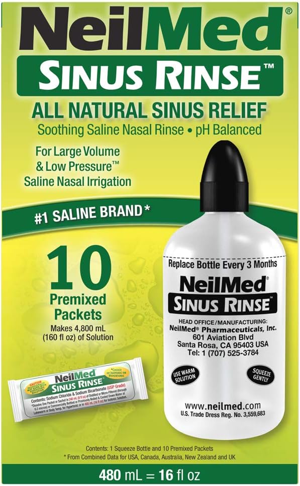 Sinus Rinse 16oz Ekstra Botol Besar