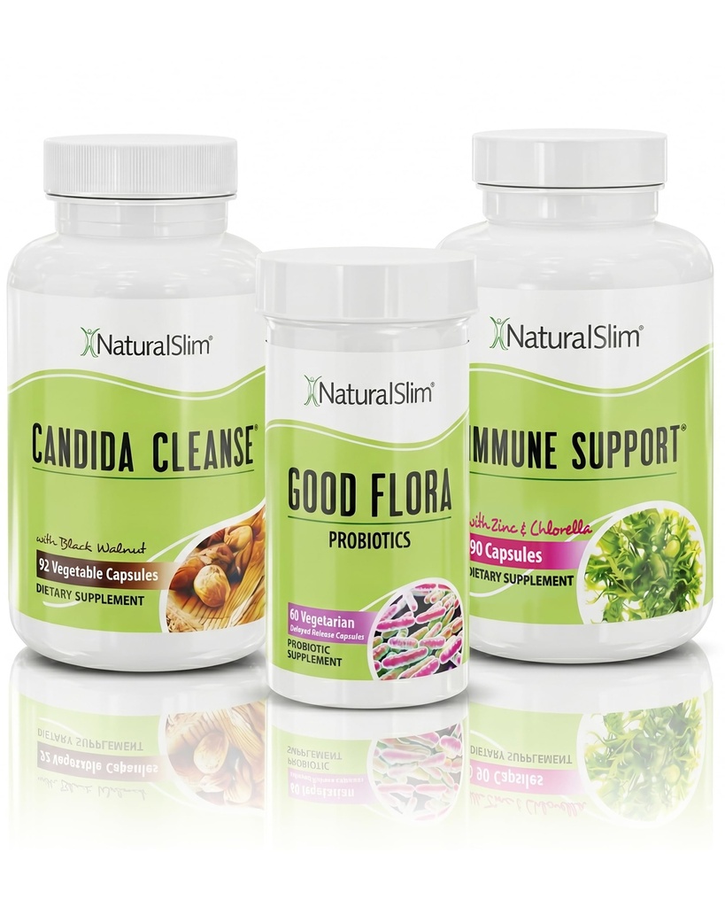 Support Bundle: Kit Anti Overgrowth, Gut & Colon Cleansing 242 Capsules Total - 28 Days Membersihkan Program Formulation oleh Frank Suarez (2 Pack)