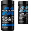 MuscleTech Muscle Builder dengan Peak ATP dan Muscle Clear dengan HMB, Suplemen Pembangunan Otot untuk Pria & Perempuan, 30 + 42 Count