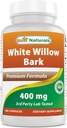 Terbaik Willow Bark Putih 400 mg 180 Capsules