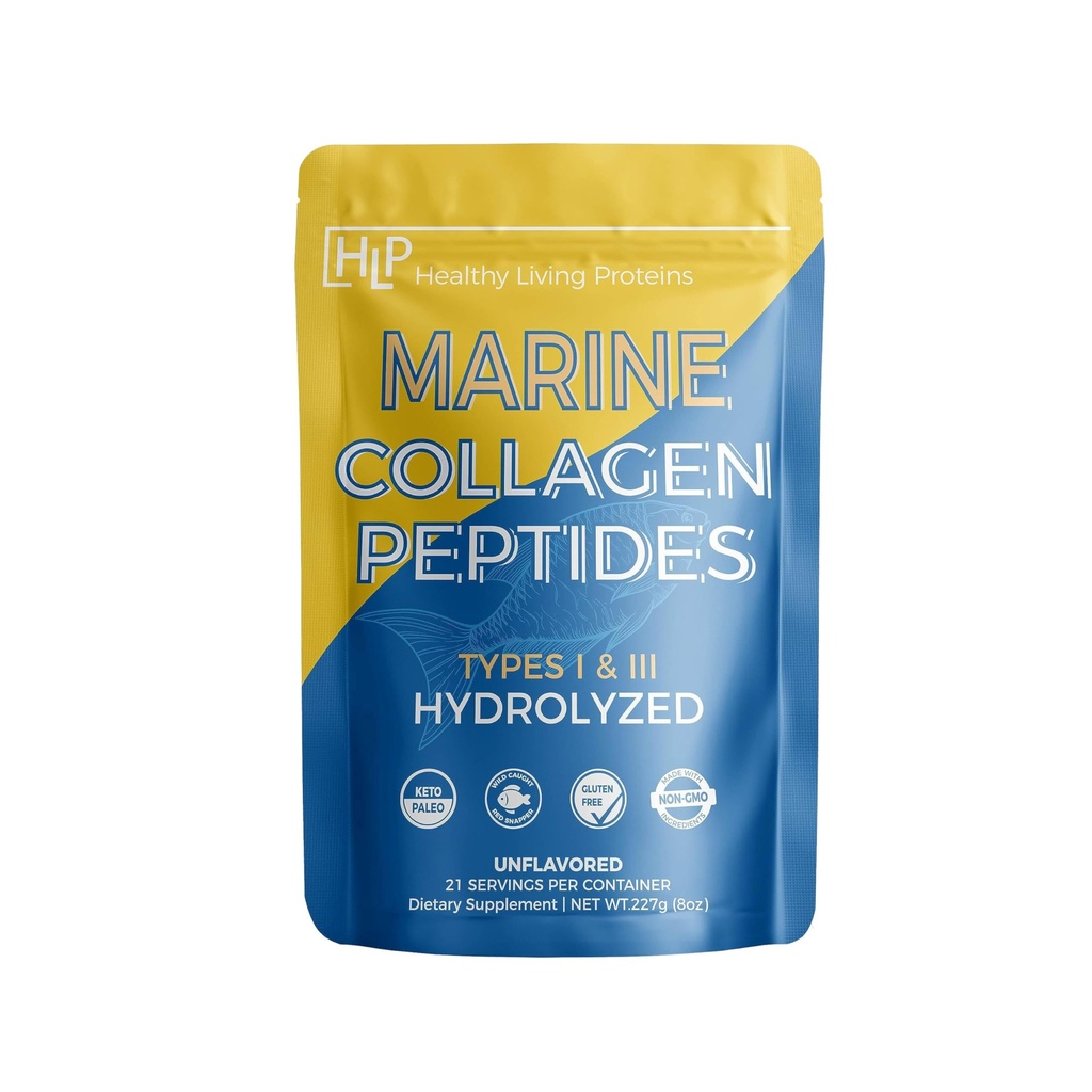 Protein Hidup Sehat 124; Collagen Peptides Keto & Gluten Free, Kosher 124; Unflasheted Popder (8 Oz)