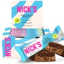 Tiga Coklat Nick, Protein Bars - 12- Kotak Count 124; Protein Tinggi, Kalori rendah, Karbs Low, Keto Friendly, No Ditambahkan Sugar