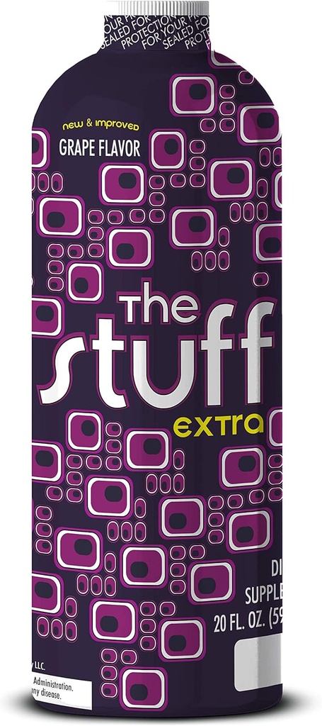 Detoksifikasi - The Stuff Extra - Grape Flavor - 20 oz - Secara profesional Formulated Intense Herbal Cleanse - Enhances Tubuh Anda Pembersih Alam Proses - Plus Sticker