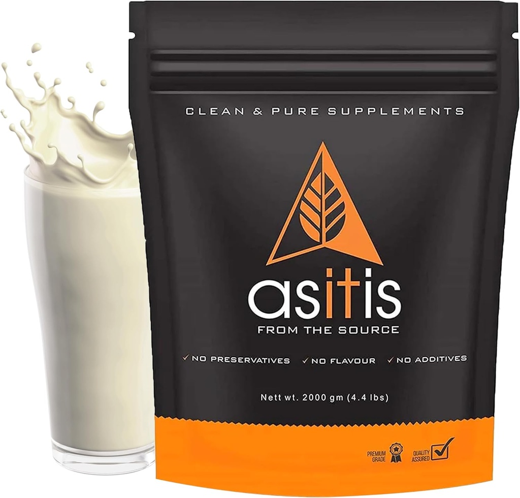 As- it- adalah Nutrition WHey Protein Konsentrat Bentuk Alami Raw Pengembalian Sepatu dan Reduces Muscle Loss No Preservatif Unsweeded (2 Kg / 70.5 Oz)