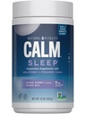 Vitalitas Alam Tenang, Melonatin & Magnesium Citrat, Sleep Aid Drink, GABA, Aid, Vegan, Gluten Free Non-GMO, Mixed Berry, 16 Oz