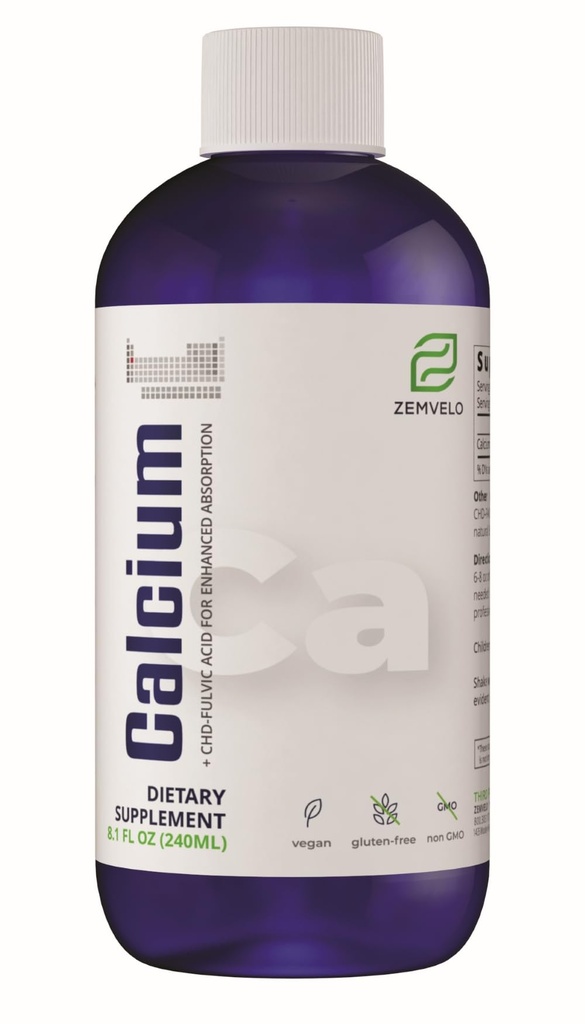 Liquid Ionic Calcium Supplement 144; Women 's Health 144; Fast Absorpsi 126; Mudah untuk Digest 124; Bone & Teeth Support