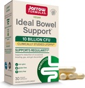 Jarrow Formulas Ideal Bowel Dups - 10 Milyar Organisme Per Serving - 30 Vevgie Caps - Bowel Duce - Bloating, Gas & Instinal Ketidaknyamanan - Sampai 30 Hamba