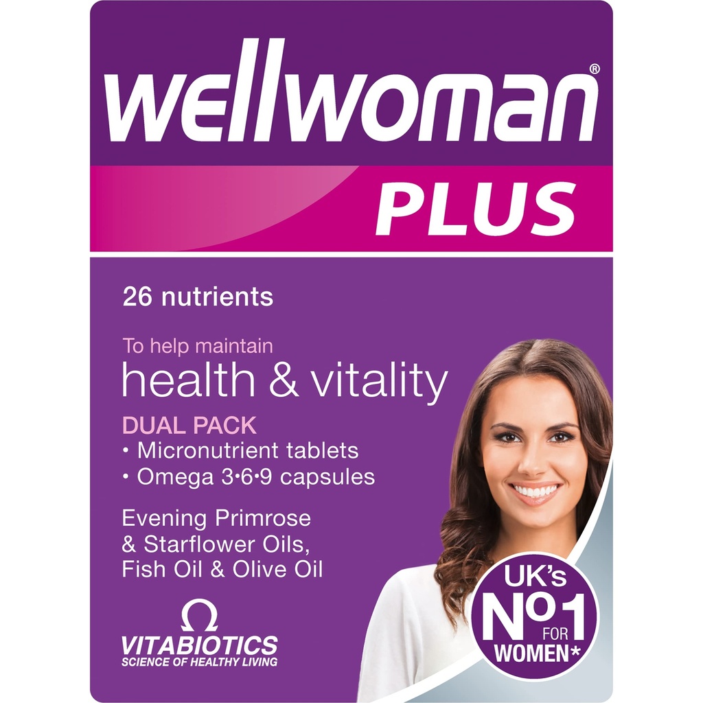 Vitabotics Wellwoman Plus Tablets 56 Capsules