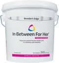 Breeder 's Edge in Between for Her, Daily Multivitamin for Breeding Dogs and Cats, Fills Nuttrationary Gaps, and Support Moms in Between Breeding, 360 Cat & Small Dog