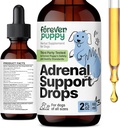 Dukungan Puppy Adrenal Selamanya Untuk Anjing-Anjing - Murni Ashwagandha & Ginseng Root Tincture untuk Dukungan Kesehatan & Energi Adrenal