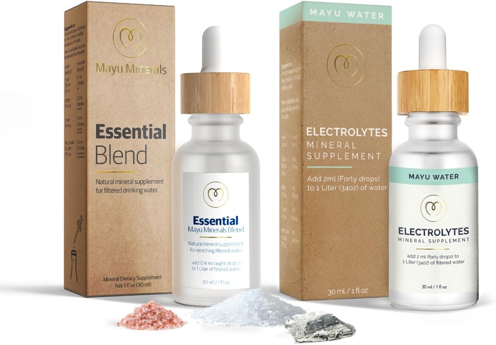MAYU Escalyplend & Electrolite Water Drops Mineral Charge Bundle