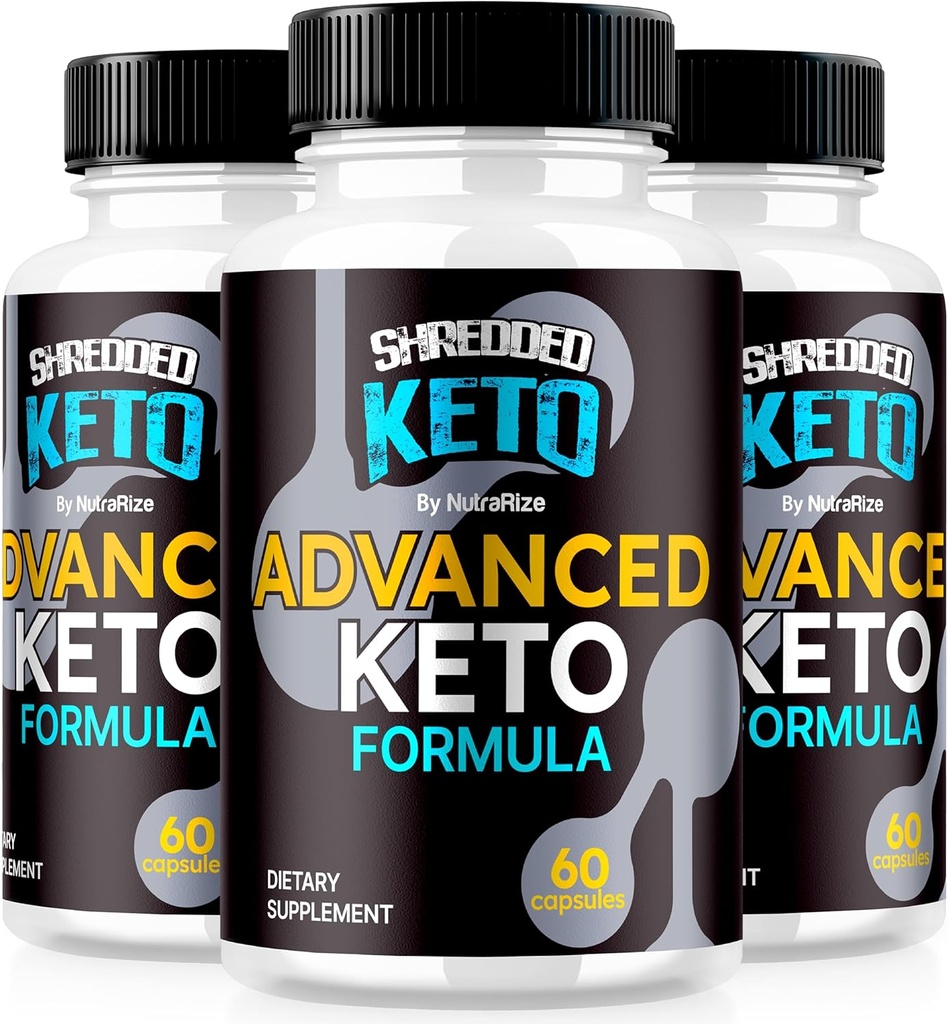 (3 Kemas) Serpihan Pil Keto, Premium Keto Shred W8th Loss Kapsules, Semua Keto Natural Suplemen untuk mendukung Fitness and Body Goals, Review ShredKeto Resmi (180 Capsules)