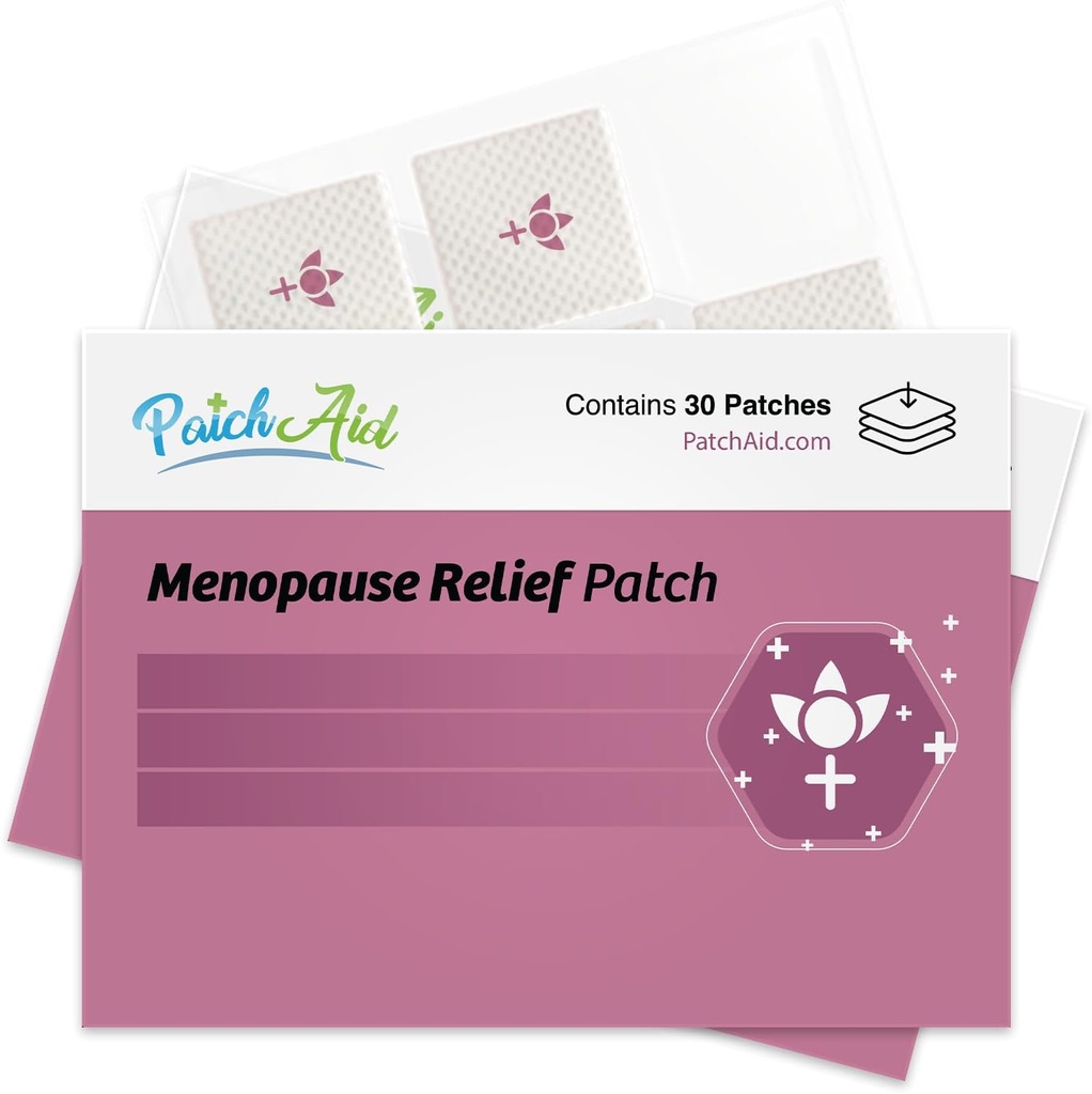 PatchAid Menopause Relief Topical Patch 30- Day Supply