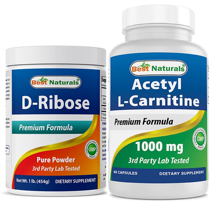 Powder D-Ribose 1 Pound & Acetyl L- Carnitine 100mg
