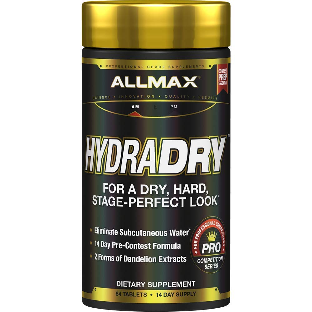 Hydradry Nutres ALLMAX, 14- Day Pre- Contest Water Loss System, 84 tablet
