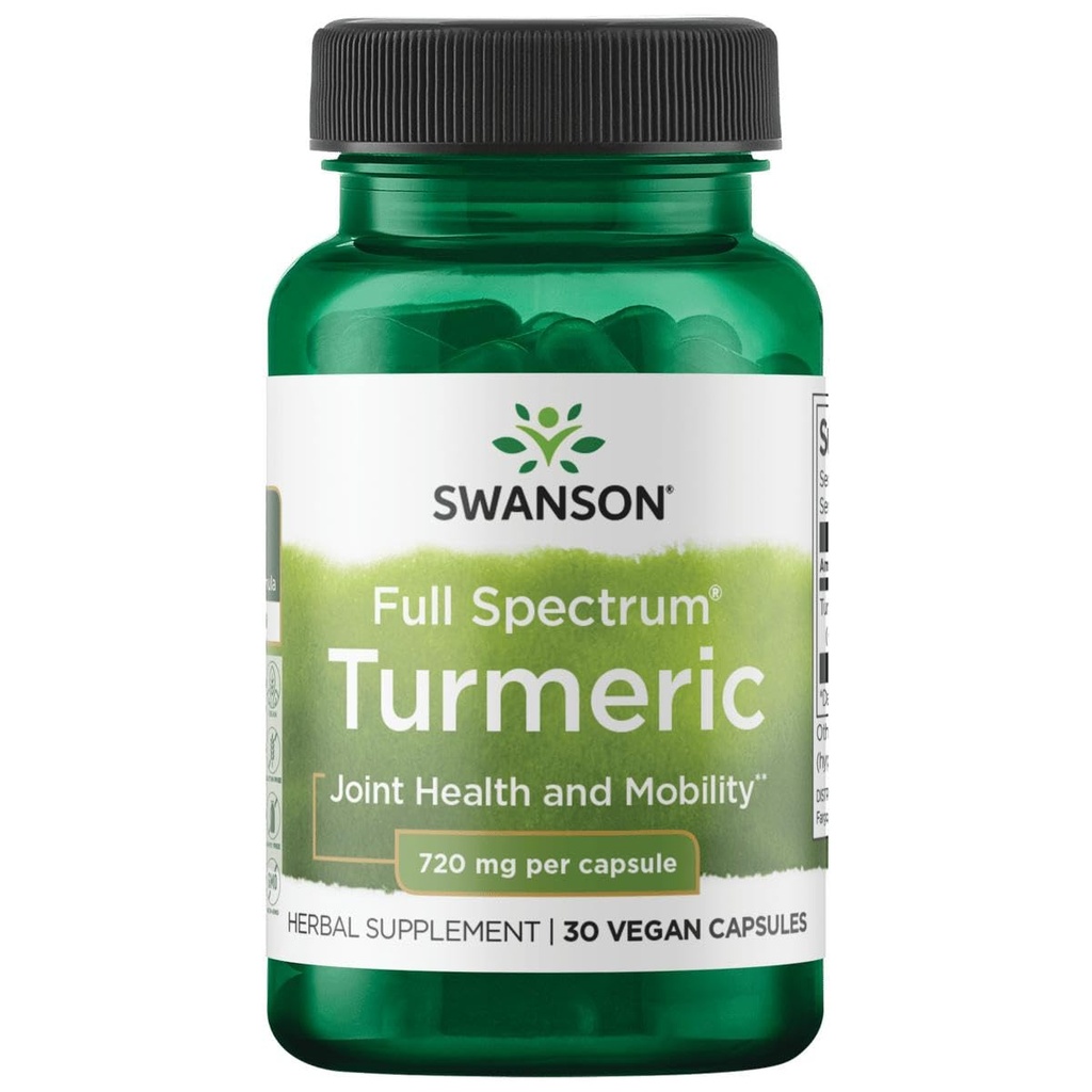 Swanson Turmeric 720 Miligram 30 Capsules