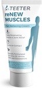TEETER Renew - Muscle & Joint Pain Cream dengan Emu Oil, MSM, Arnica, Boswellia Serrata Glucosamine (2.5 oz)