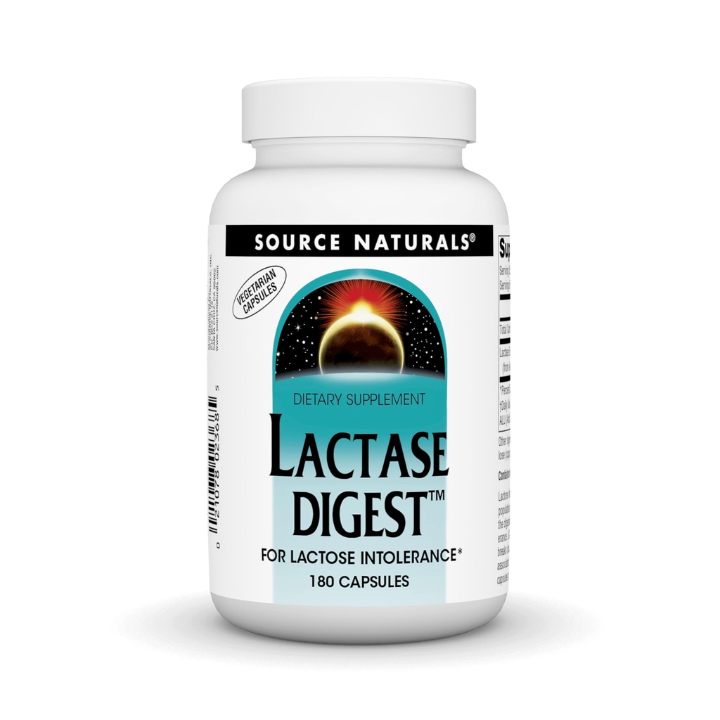 Sumber Lactase Digest, untuk Laktosa Intoleransi * - 180 Capsules