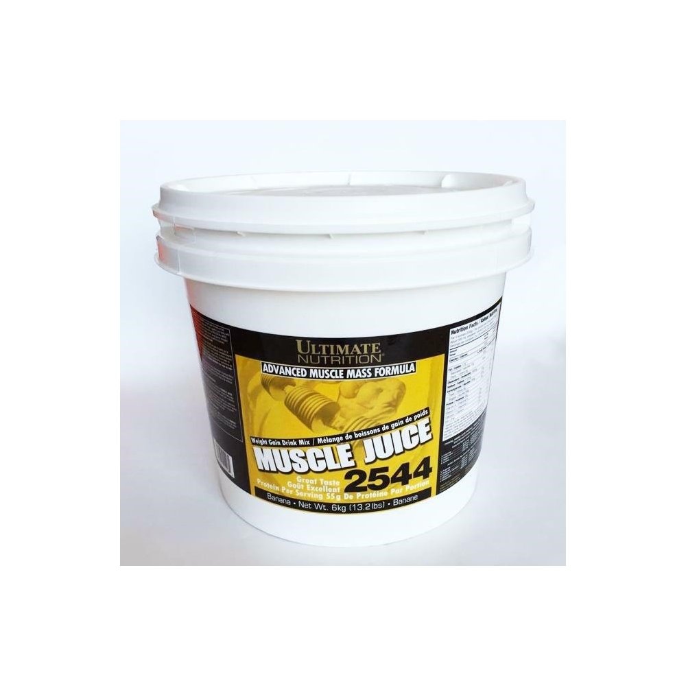 Juice Nutrition Ultimate, Weight Gain Drink Mix - Mass Gainer Workout Powder for Men & Women - Supplemen untuk Lean Muscle Growth & Imune Dukungan dengan 55g Protein - Banana, 13.2lb