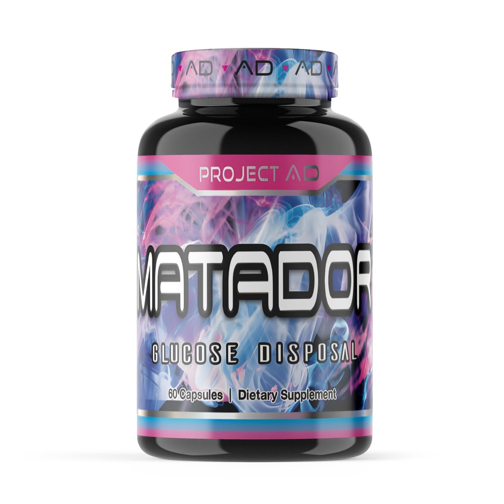 Projek AD Matador Muscle Builder Enhances Pumps dan Promotes Perkembangan Otot Dan Energi (60 Kapsul)