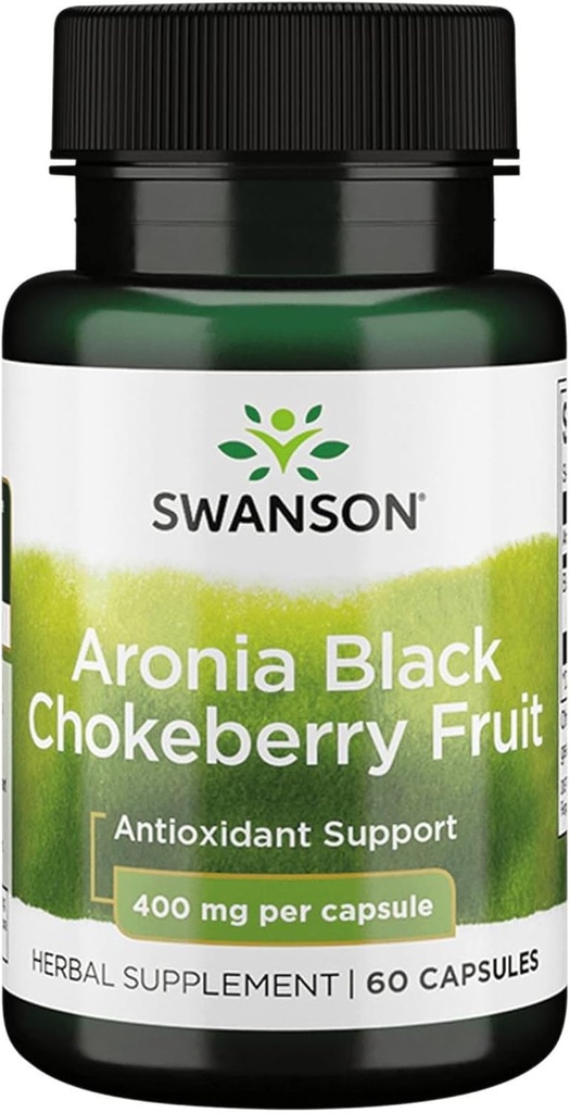 Swanson Full Spectrum Aronia (Chokeberry) 400 Miligram 60 Capsules