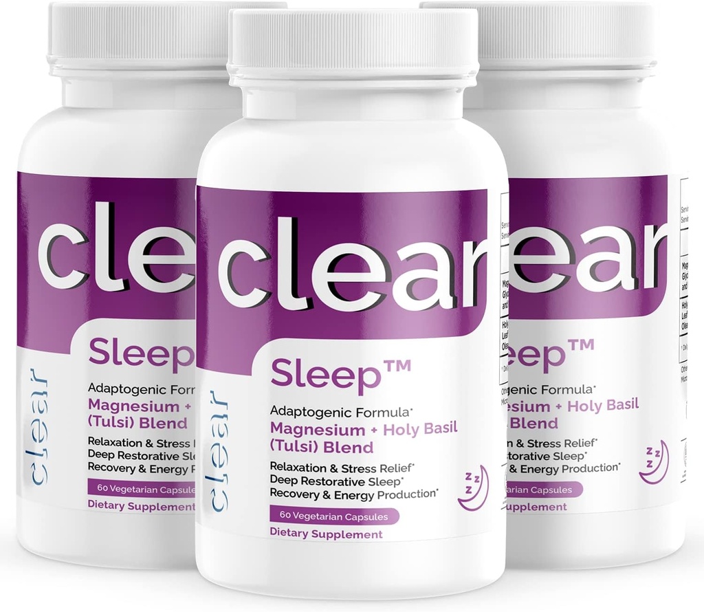 Suplemen Tidur dengan Basil & Magnesium Suci (3pk)