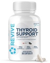 Revive MD Thyroid Supplemen Dukungan untuk Pria & Wanita - Pengaruh Kemiringan Nutres Mendukung Fungsi Thyroid Sehat dengan Estivenous Vitamin, Mineral & Herbs (90 Capsules, 30 Pelayan)