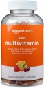 Basics Kids 'Multivitamin, 190 Gummies, Orange, Cherry & Strawberry (sebelumnya Solimo)