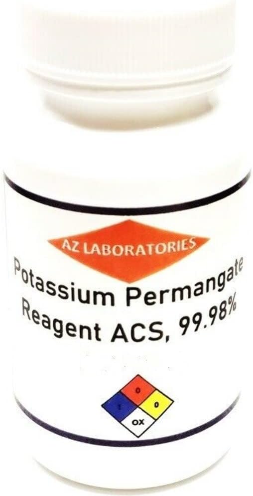 Potassium Permanganate - Free Flowing Powder / 16 OZ / Tinggi Kemurnian / USA Dibuat / Hari Sama Kapal