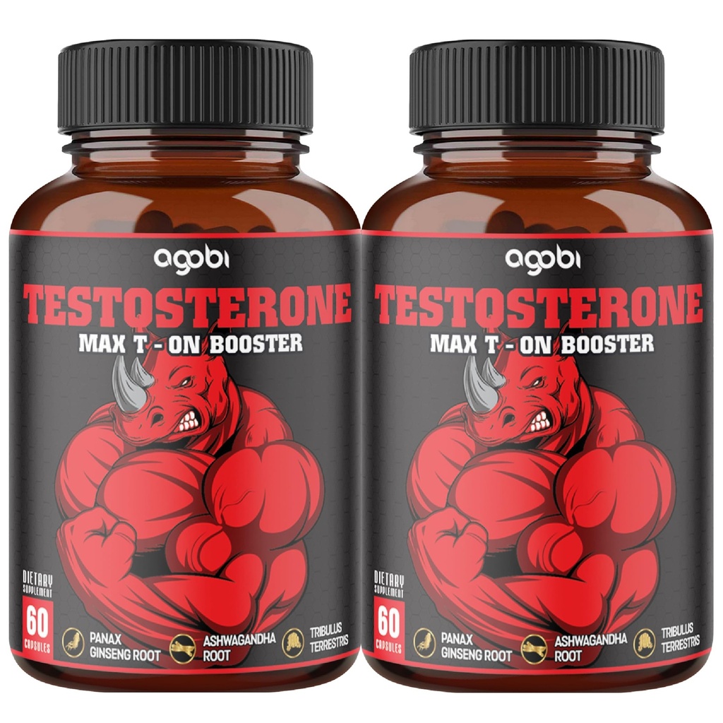 2 Paket 60 Kapsul - 11 Herbs Digabungkan dengan Ginseng, Ashwagandha, Tribulus & More.