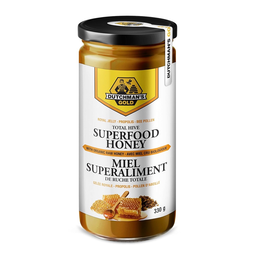 Total Hive Superfood Honey dengan Raw Honey, Royal Jelly, Propolis, Bee Pollen, Ginseng