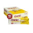 berpikir! Protein Bars, Kandang Protein Tinggi, Gluten Bebas, Kosher Friendly, Lemon Delight, Nutrection Bars, 2.1 Oz per Bar, 10 Count (Packing May Vary)