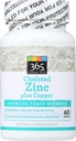 365 by Whole Foods Market, Cherid Zinc plus Copper, 60 ct