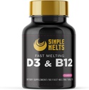 Bariatric D3 B12; Vitamin B12 2500mcg & D3 125mcg 5000IU B 12 dan D 3 Tablet 124; Bone, Immune Dukung 124; Strawberry Flavor 124; Vegan 124;