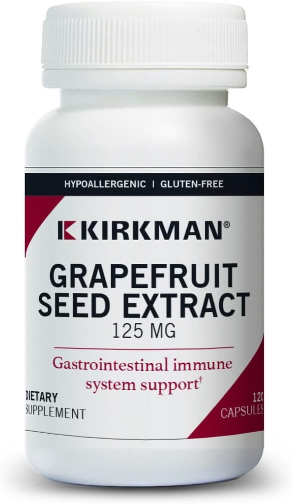 Benih Anggur Ekstrak 125 mg Capsules - Hipoalergenik, 120 jumlah