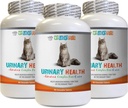 Cat Urine Infeksi - CAT Urinary Health Formula - Dukung Kesehatan Bladder - Kompleks Alam - Cranberry Tambahan untuk Kucing - 3 Botol (270 Treats)