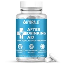 Setelah Drinking Aid Supplication Pra Game Party Pil Elektrolytes Hydration DHM Milk Thickle Thikend Pemulihan Vitamins Formula Lebih Baik Mornings HoolLiver Health Dukung 120 Capsules