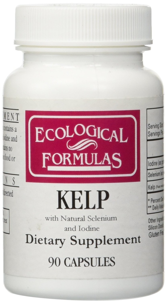 Kelp dengan yodium Selenium Alami