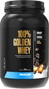 Maxler 100% Golden Whey Protein - 23g Protein per Serving - Premium Whoin Powin Powder untuk Pre Post Workout - Fast- Absorbing Whey Konsentrasi, Isolasi & Hydrolysate Blend - Cappuccino 2 lb