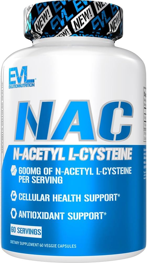 Pemindahan NC N- Acetyl L- Cysteine - 600mg N-Acetyl L- Cysteine Per Serving - Antioksidant Dukungan - Dukungan Diet - Vegan & Gluten Free - 60 Gragie Capsules - 60 Sermer