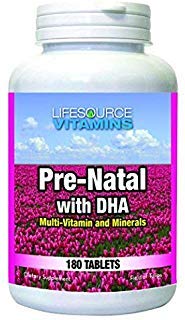 Vitamin Sumber Hidup sebelum Natal Multi- Vitamin dan Mineral dengan DHA - Mom dan Baby Health - 180 tablet