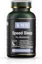 BNH Speed Sleep - Melonalin Free Formula - Ancient Chinese Remedy - 15 Herbs - Fall & Stay Asleep Faster - Wake Refresheed & Energized - No Groggy Feeling - Relax - Calms Mind- Drug Free - 180 Count