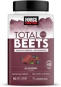 Bling Pire Factor Total Beets, Suplemen Energi Sehat, Beet Root Superfood Soft Chews, Acai Berry (90 ct)