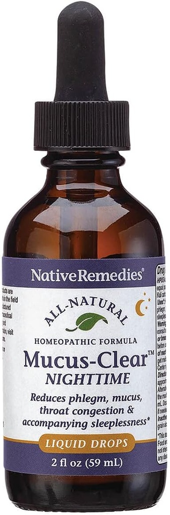 Pemulihan Asli Mukus- Clear Nighttime - Sementara Itu Mengurangi kemacetan Mucus dan Menyediakan Tidur Damai